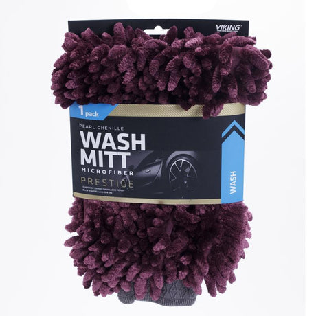 WASH MITT CHNILLE PRPL