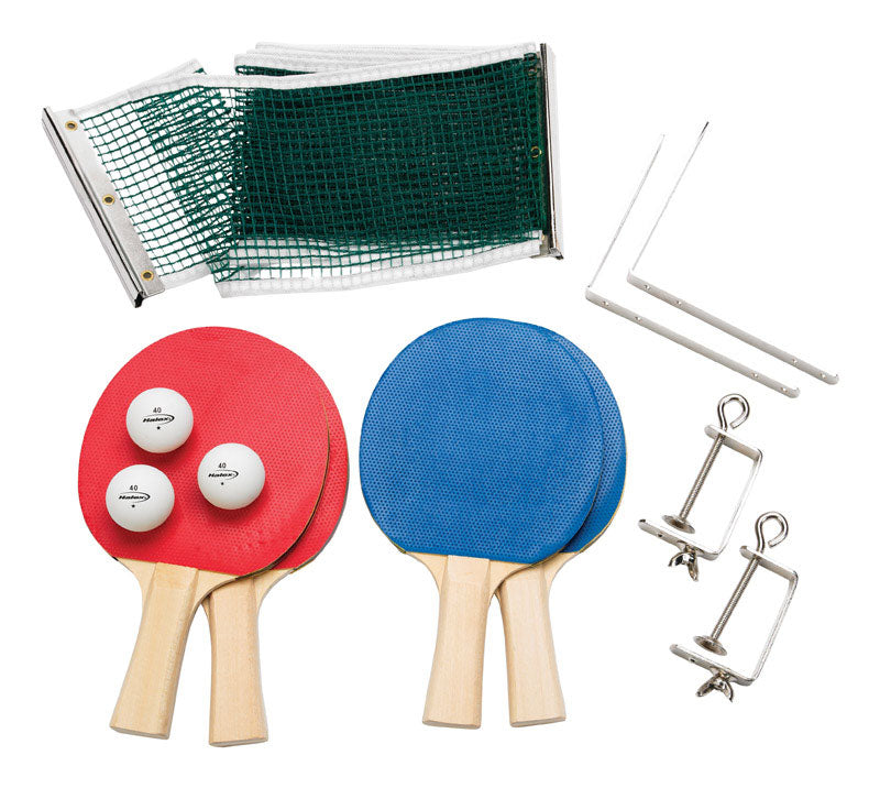 Halex Table Tennis Set Hardwood/Rubber Assorted