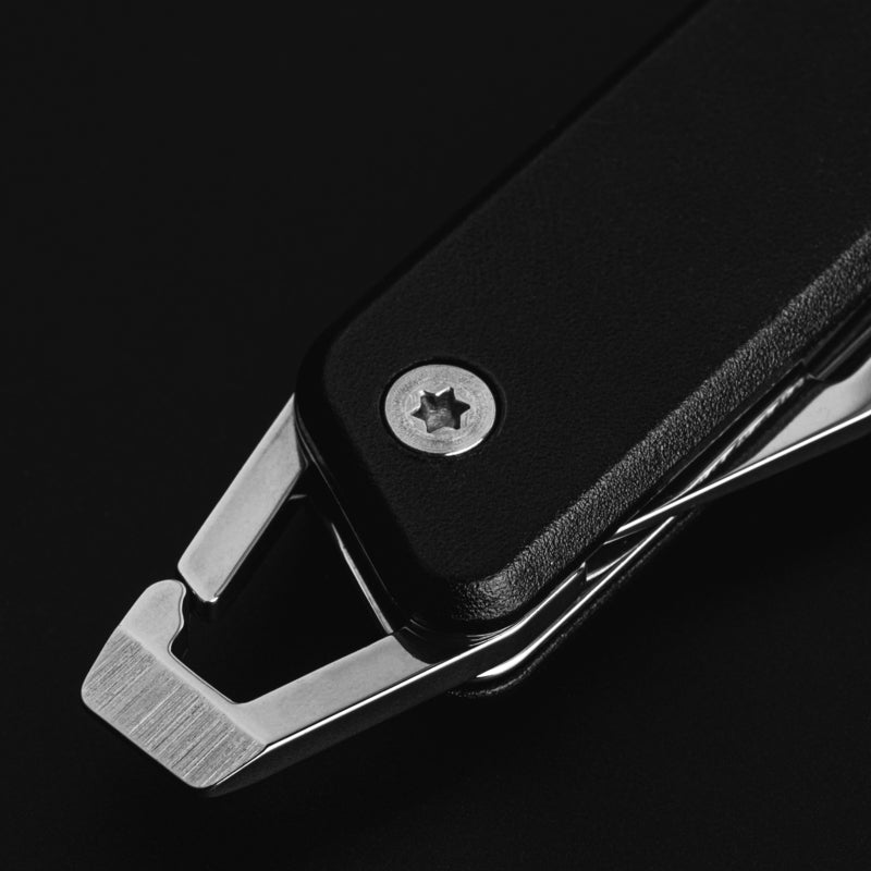 True Black 8CR13MOV Stainless Steel 4.5 in. Modern Folding Knife