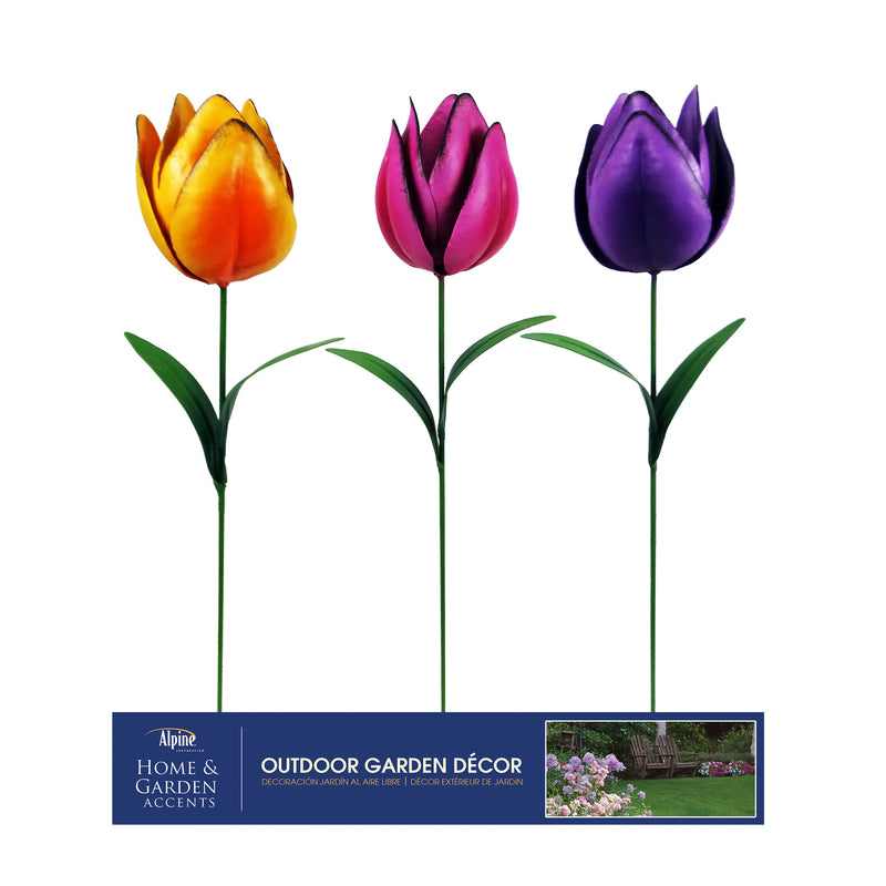 TULIP PLANTER STAKE 12"