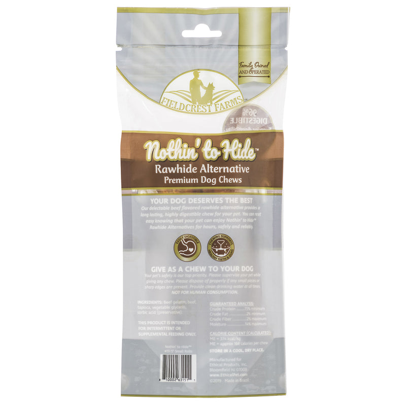 Fieldcrest Farms Nothin' to Hide Beef Grain Free Chews For Dogs 5 in. 2 pk
