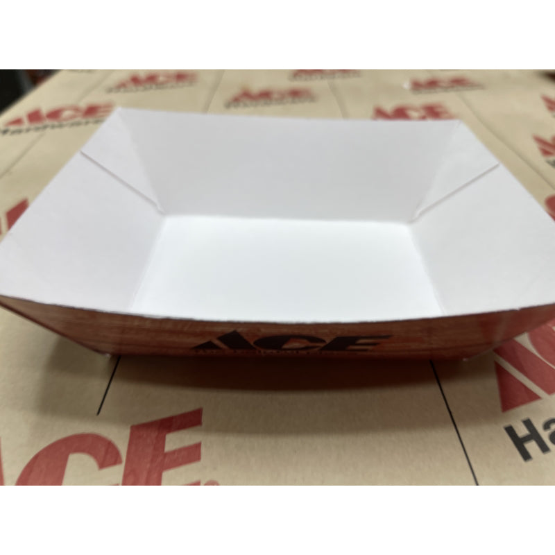 Chef J's BBQ Provisions 4.5 oz Brown Paper Food Tray Serve Tray 6 in. D 125 pk