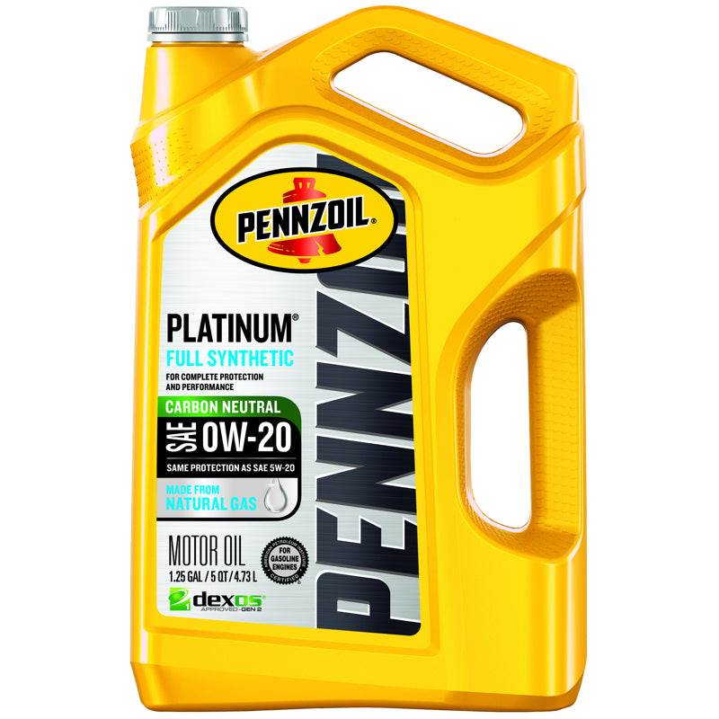 MOTOR OIL PLAT 0W-20 5QT