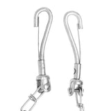 PDQ Silver Steel Dog Tie Out Chain Large