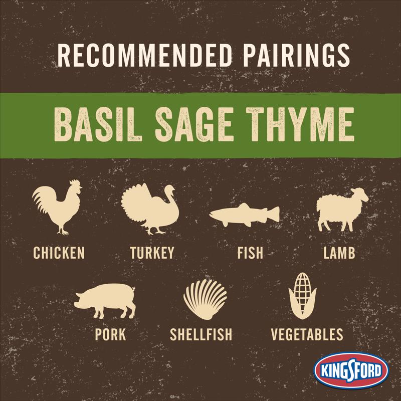 Kingsford Signature Flavors All Natural Basil Sage Thyme Charcoal Briquettes 2 lb