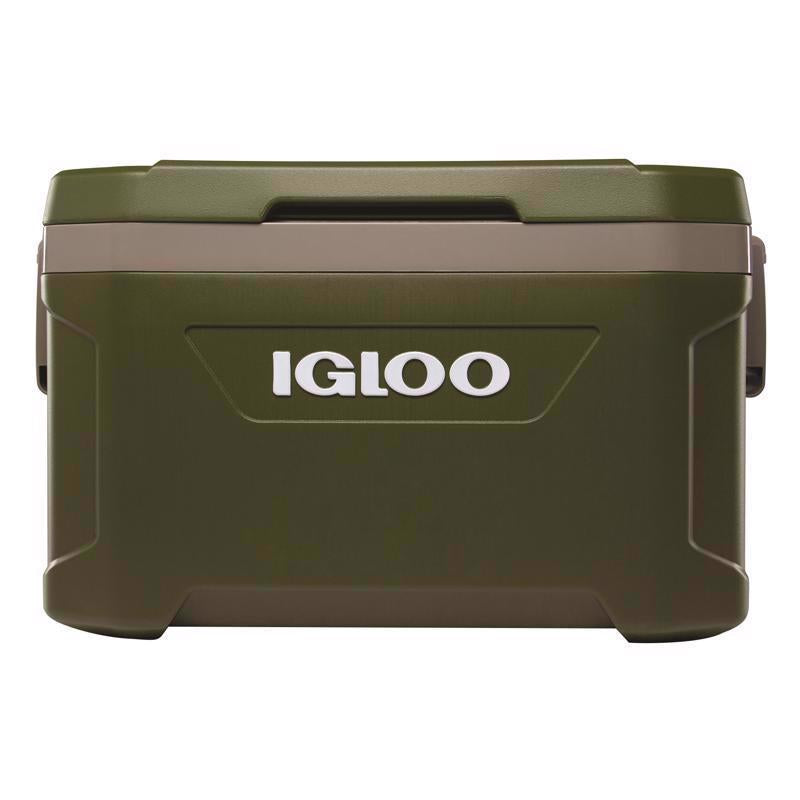 Igloo 60367 Sportsman Latitude 52 Cooler Box, Approx. 11.2 gal (49 L), Sportsman, Latitude, Outdoor, Camping, Leisure, Fishing, Green