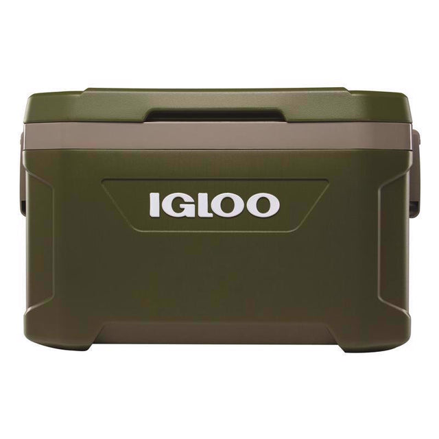Igloo 60367 Sportsman Latitude 52 Cooler Box, Approx. 11.2 gal (49 L), Sportsman, Latitude, Outdoor, Camping, Leisure, Fishing, Green