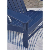 Signature Design by Ashley Sundown Treasure Blue HDPE Frame Chair