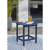 Signature Design by Ashley Sundown Treasure Blue Rectangular Plastic Slat Top End Table
