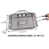 Proud Grill UltraVersatile Stainless Steel Grill Basket 15 in. L X 10 in. W 1 pk