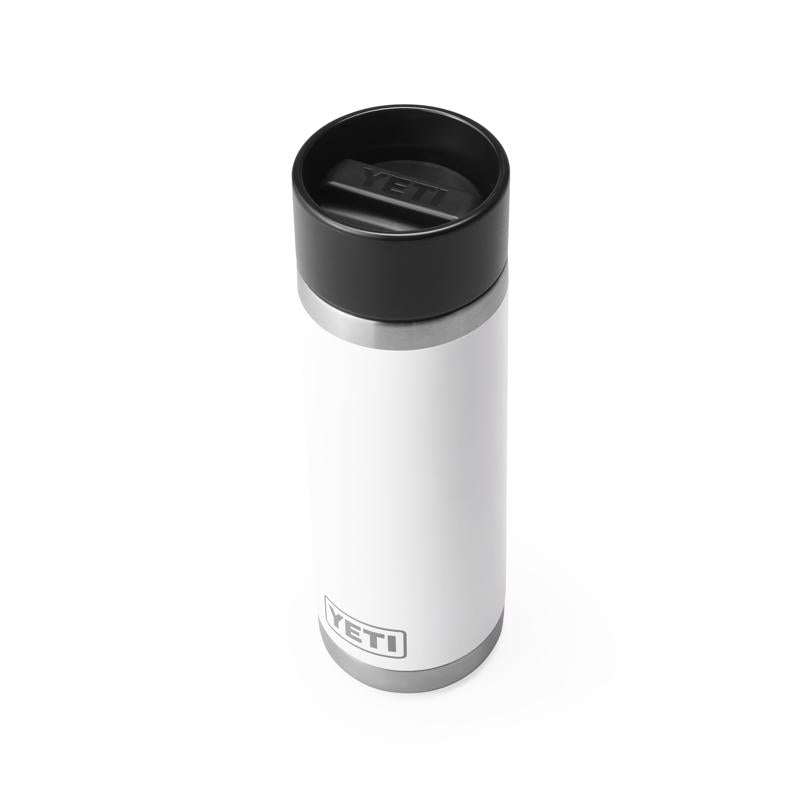 YETI Rambler 18 oz White BPA Free Bottle with Hotshot Cap