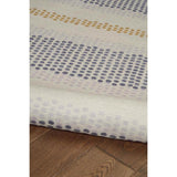 Linon Home Decor 7 ft. W X 5 ft. L Blue/Ivory Delray Polyester Rug