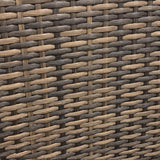 Living Accents Brown Steel Frame Woven Chair