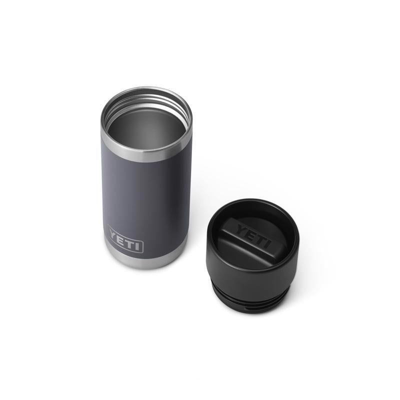YETI Rambler 12 oz Charcoal BPA Free Bottle with Hotshot Cap