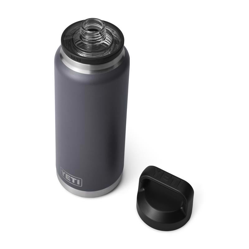 YETI Rambler 36 oz Charcoal BPA Free Bottle with Chug Cap