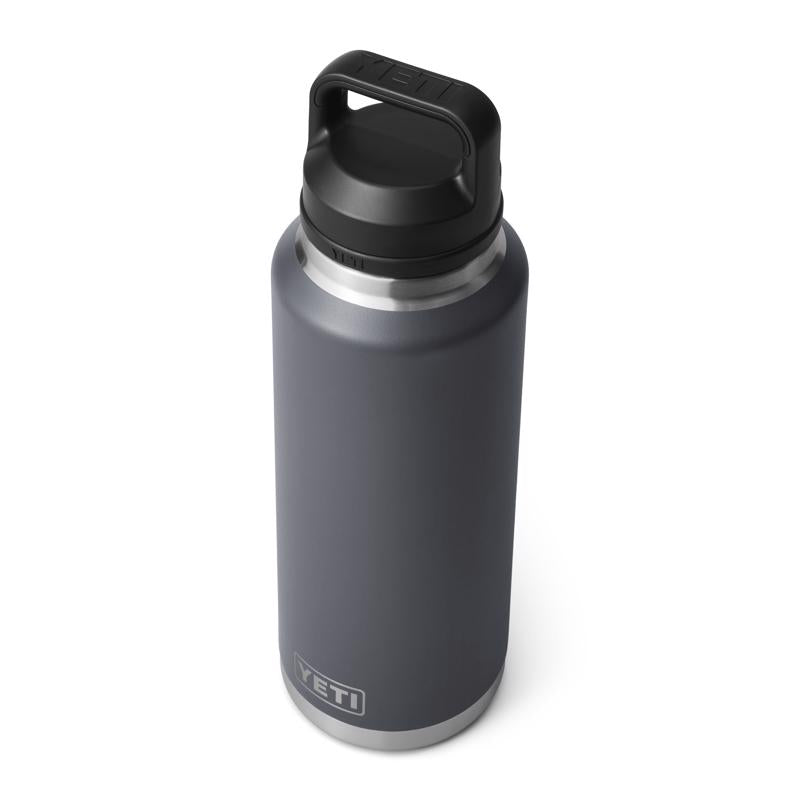 YETI Rambler 46 oz Charcoal BPA Free Bottle with Chug Cap