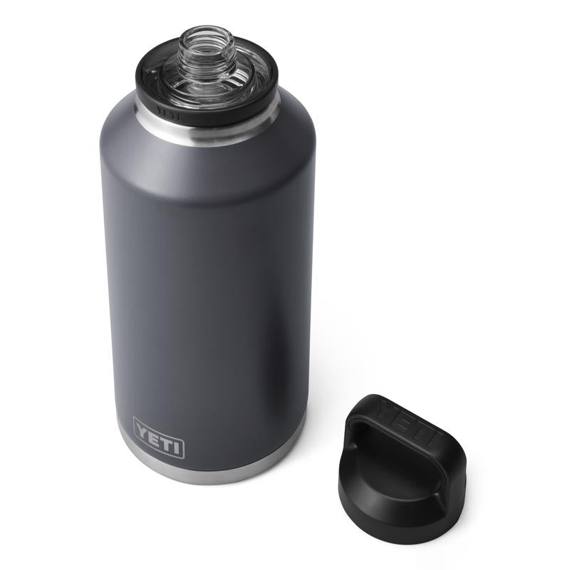 YETI Rambler 64 oz Charcoal BPA Free Bottle with Chug Cap