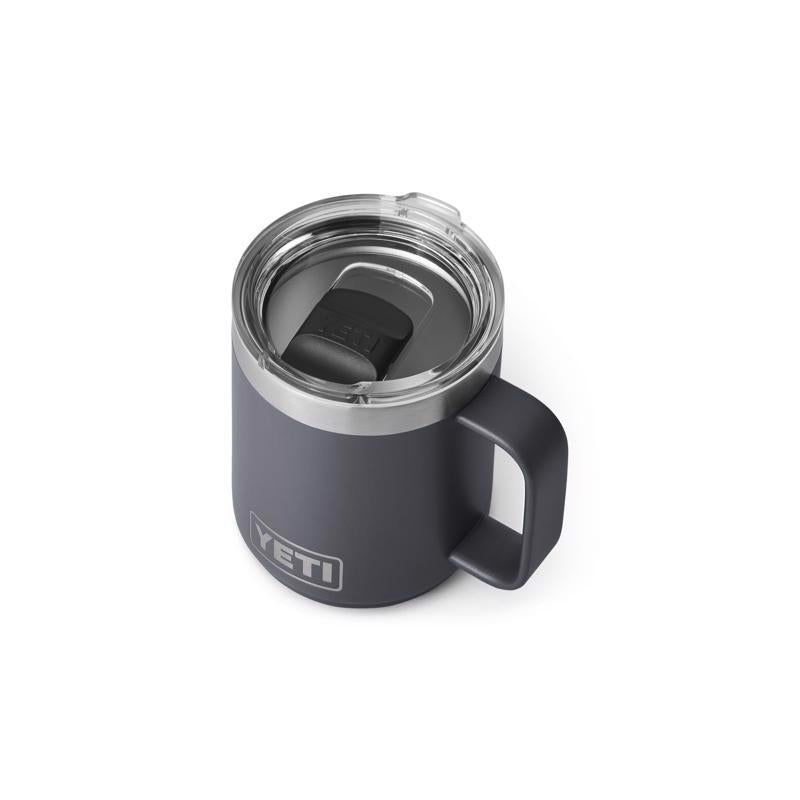 YETI Rambler 10 oz Charcoal BPA Free Mug with MagSlider Lid