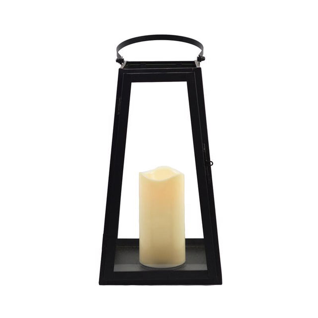 LED CNDL LNTRN BLK 13"