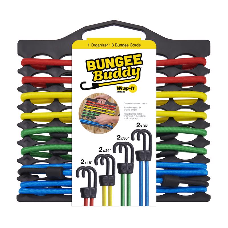 BUNGEE CORD SET ASST 8PK