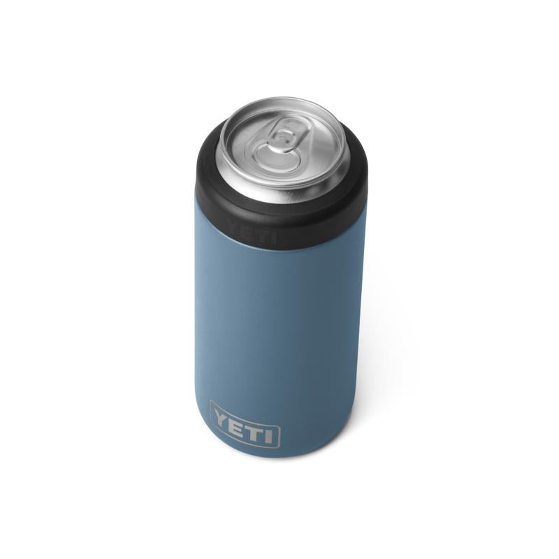 YETI Rambler 16 oz Colster Nordic Blue BPA Free Tall Can Insulator