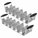 TACO TRAY DLX SS 2PK
