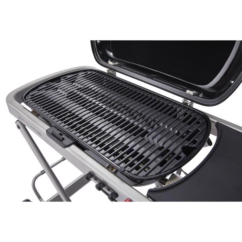 Weber Traveler Stealth 1 Burner Liquid Propane Portable Grill Black