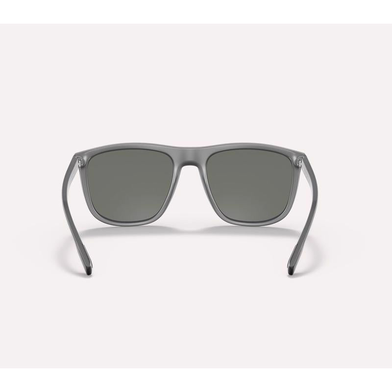 Native Mesa Unisex Matte Smoke Crystal Frame Blue Lens Polarized Sunglasses