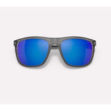 Native Mesa Unisex Matte Smoke Crystal Frame Blue Lens Polarized Sunglasses