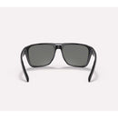 Native Mammoth Unisex Matte Black Frame Blue Lens Polarized Sunglasses