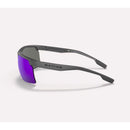 Native Ridge-Runner Unisex Matte Granite Frame Blue Lens Polarized Sunglasses