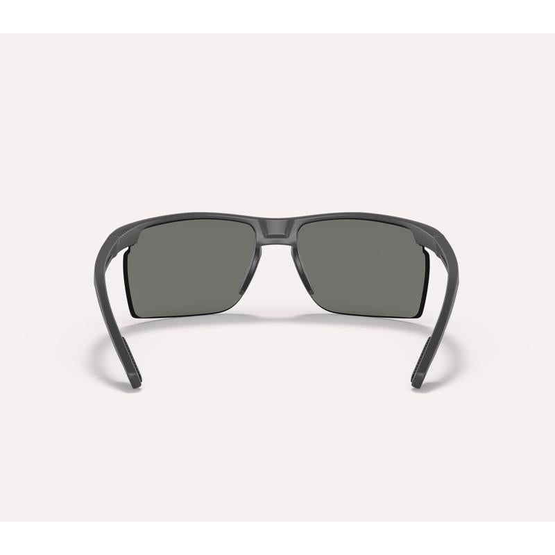 Native Ridge-Runner Unisex Matte Granite Frame Blue Lens Polarized Sunglasses