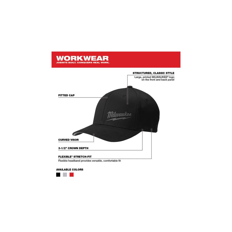 Milwaukee FlexFit Hat Black L/XL