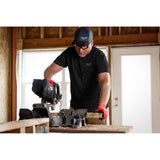 Milwaukee M Short Sleeve Men's Crew Neck Black Hybrid Work Tee Shirt