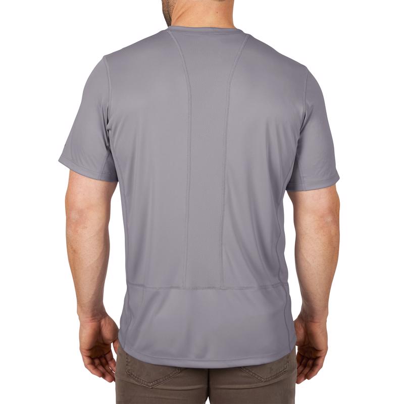 Milwaukee Workskin L Short Sleeve Men's Crew Neck Gray Lightweight Performance Tee Shirt