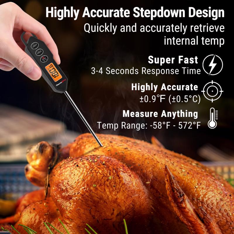 ThermoPro TP01HW LCD Grill/Meat Thermometer