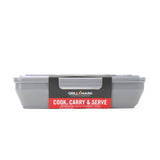 Grill Mark Gray Food To Go Container 1 pk