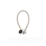 Grill Mark Stainless Steel Gas Line Hose and Regulator 21 in. L For Universal