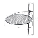 Breeo Outpost 24 Silver Camp Grill 34 in. H X 27 in. W 1 pk