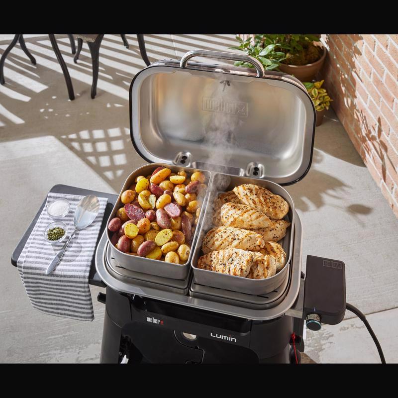 Weber Lumin 2000 Stainless Steel Grill Accessory Bundle 4 pc