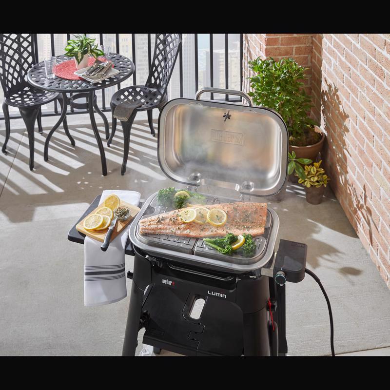 Weber Lumin 2000 Stainless Steel Grill Accessory Bundle 4 pc