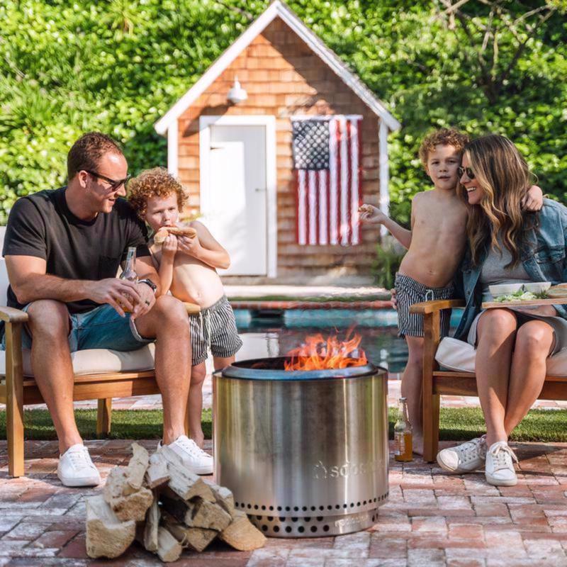 Solo Stove Bonfire 2.0 19.5 in. W Stainless Steel Round Wood Fire Pit with Stand