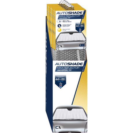 Custom Accessories 63 in. L X 28.5 in. W Silver Foldable Sun Shade