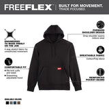 Milwaukee XL Banded Sleeve Men's Hooded Hoodie Black