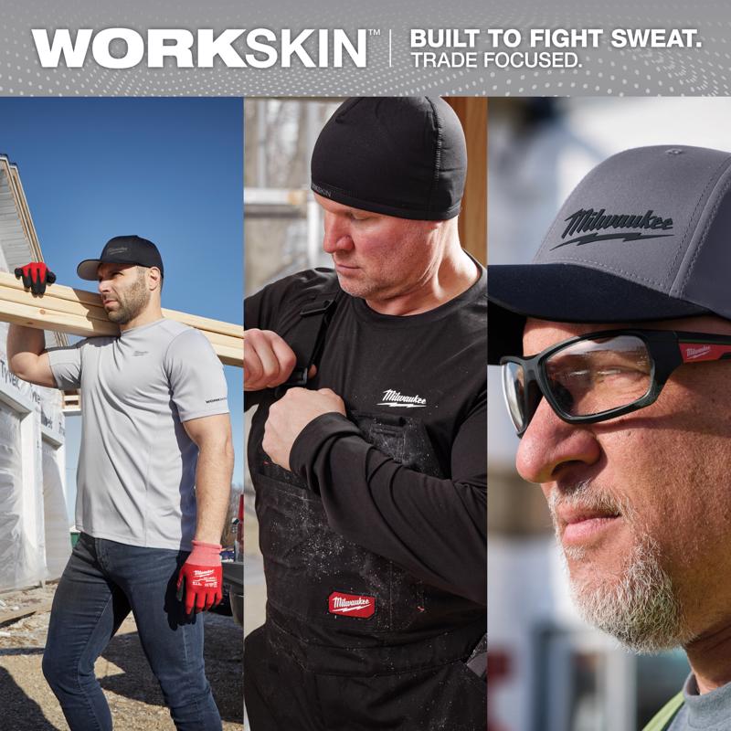 Milwaukee Workskin L Short Sleeve Unisex Crew Neck Yellow Shirt