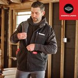 Milwaukee XXL Sleeveless Men's Mock Neck Work Vest Black