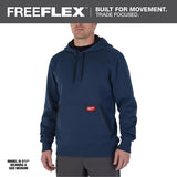 Milwaukee Freeflex M Long Sleeve Unisex Hooded Hoodie Blue