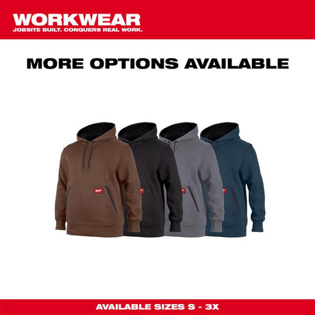 Milwaukee Freeflex XL Long Sleeve Unisex Hooded Hoodie Blue