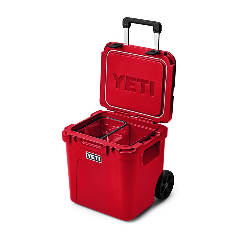 YETI Roadie 48 Rescue Red 48 qt Roller Cooler