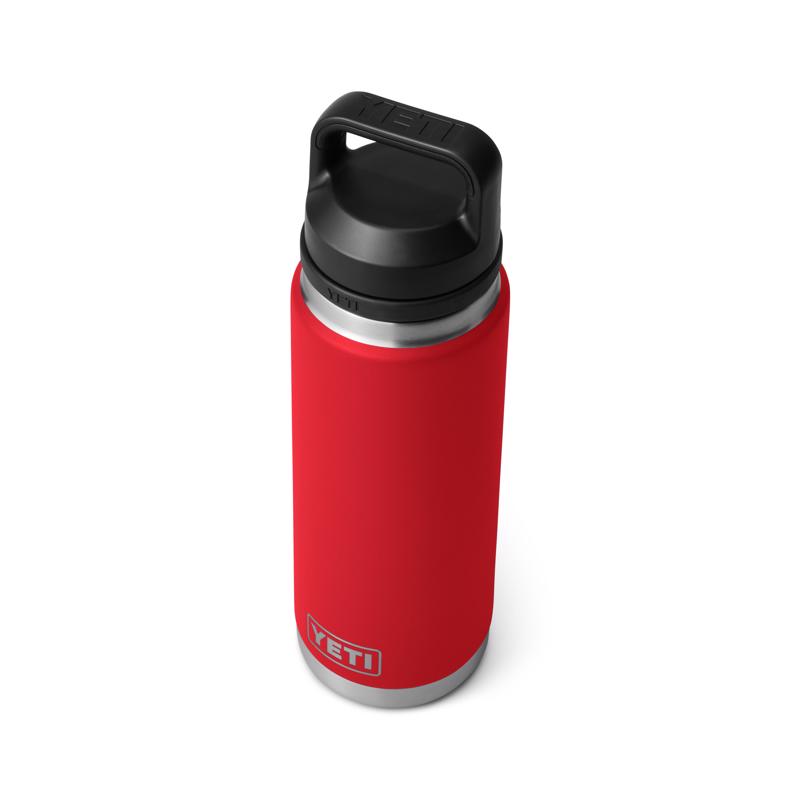 YETI Rambler 26 oz Rescue Red BPA Free Bottle with Chug Cap
